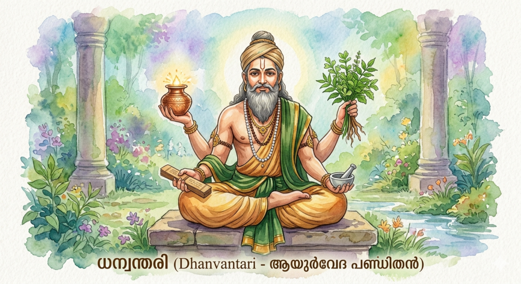 ധന്വന്തരി (Dhanvantari - ആയുർവേദ പണ്ഡിതൻ)